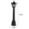 2Pcs Doll House Lamp Simple Lovely Smooth Dollhouse Lawn Light for Entertainment
