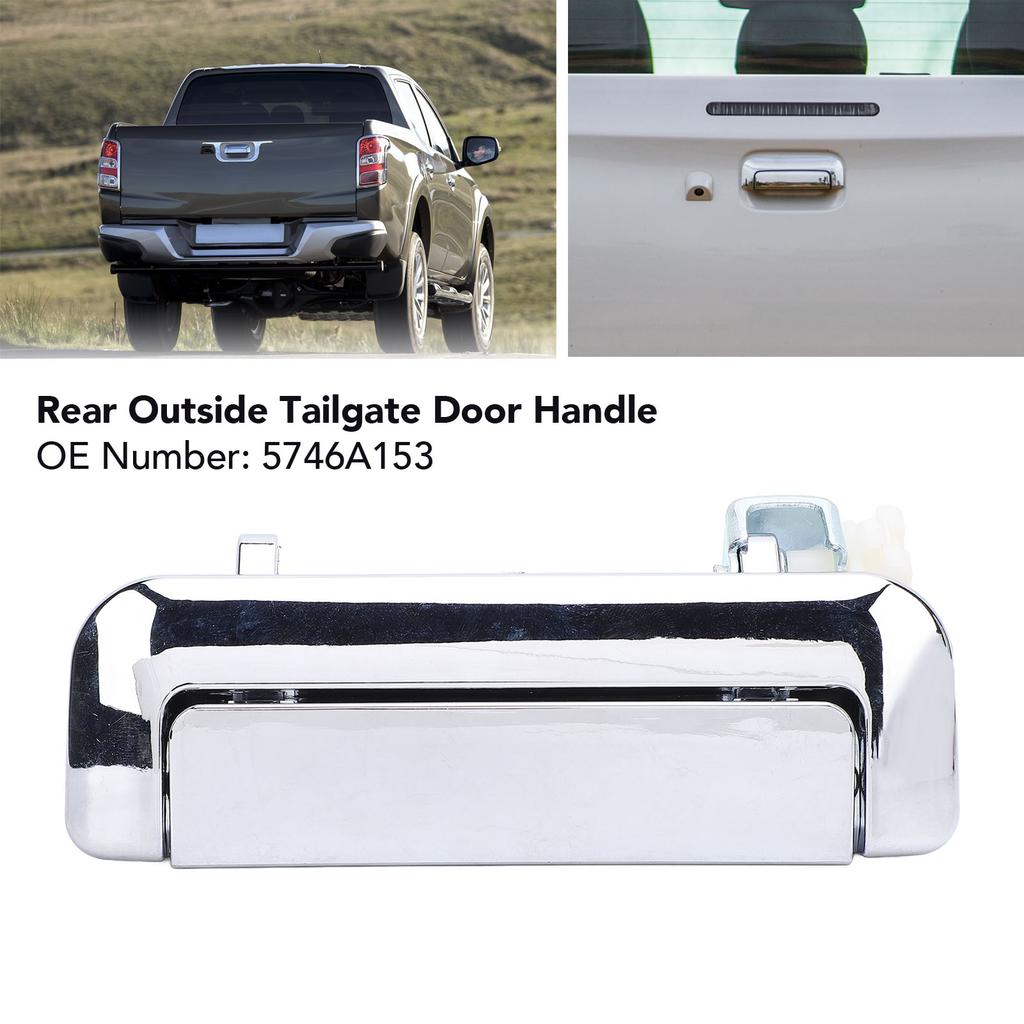 Exterior Rear Liftgate Door Handle 5746A153 Improved Comfort Rear Outside Liftgate Door Handle Enhanced Grip for Triton L200
