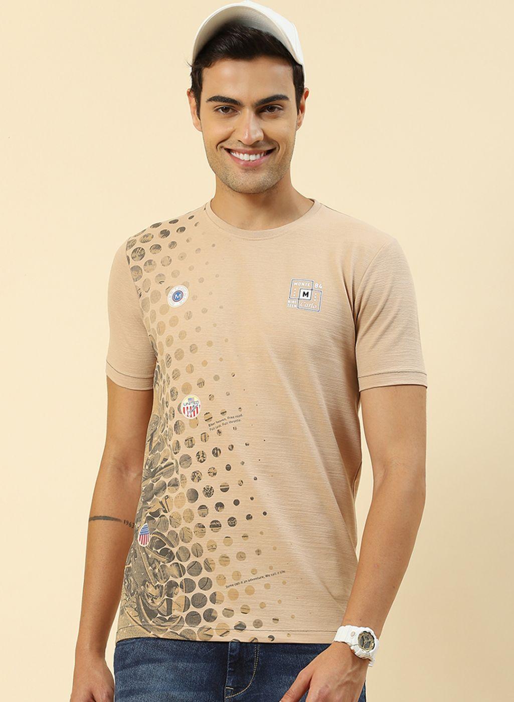 Monte Carlo Men Regular Fit White Tshirt L белый