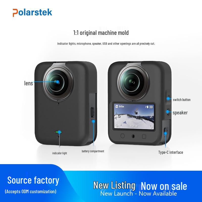 Durable Silicone Protective Case for DJI Osmo 360 Panoramic Sports Camera
