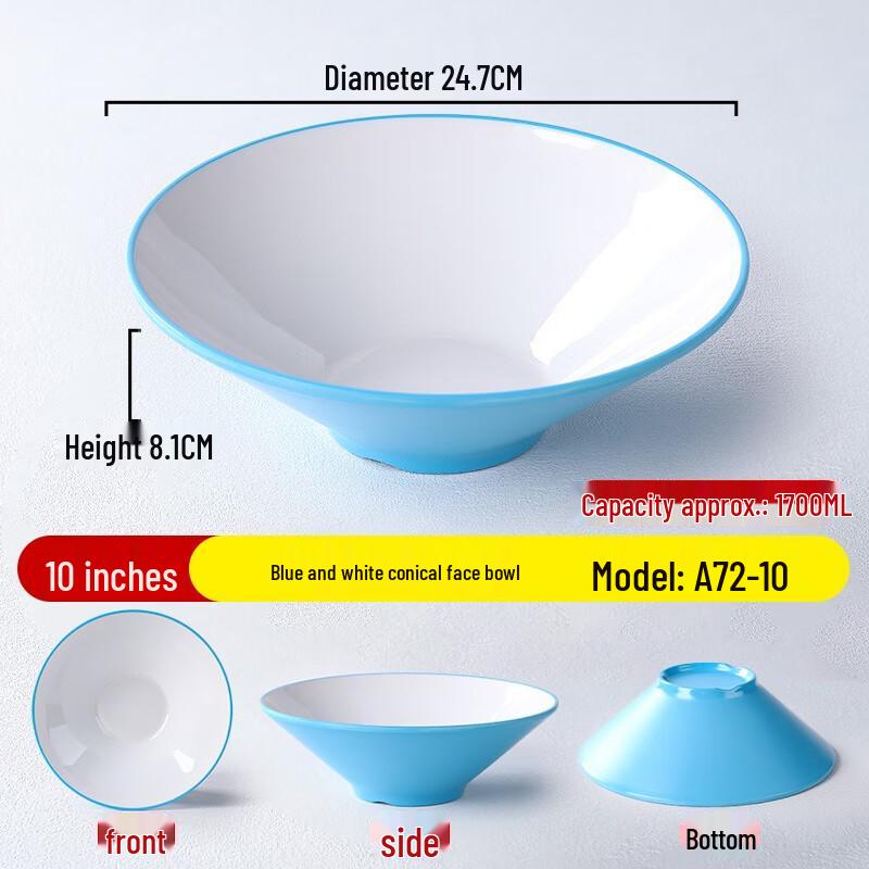 Nordic Melamine Commercial Ramen & Soup Bowl