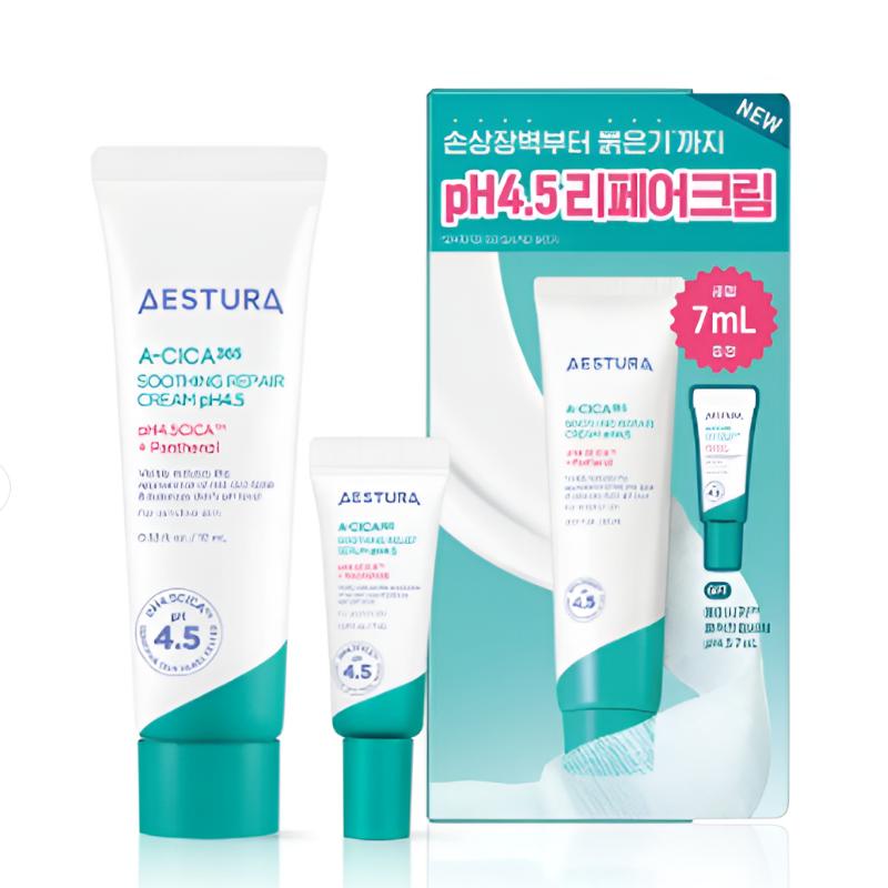 

[AESTURA] A-Cica 365 Repair Cream pH 4.5 Set 60 ml + Serum 7 ml