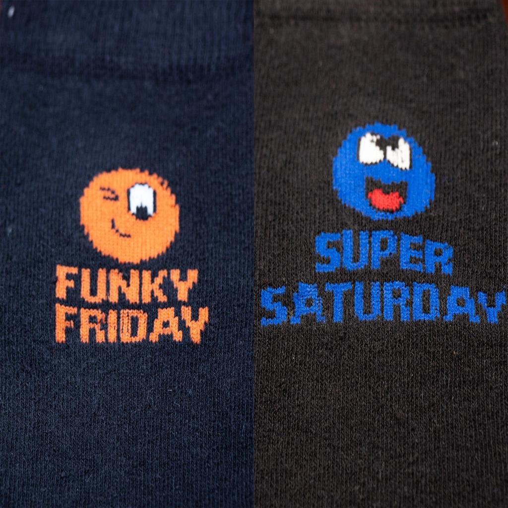 Public Dealz Mens Mood Of The Week Socks (Pack of 7)