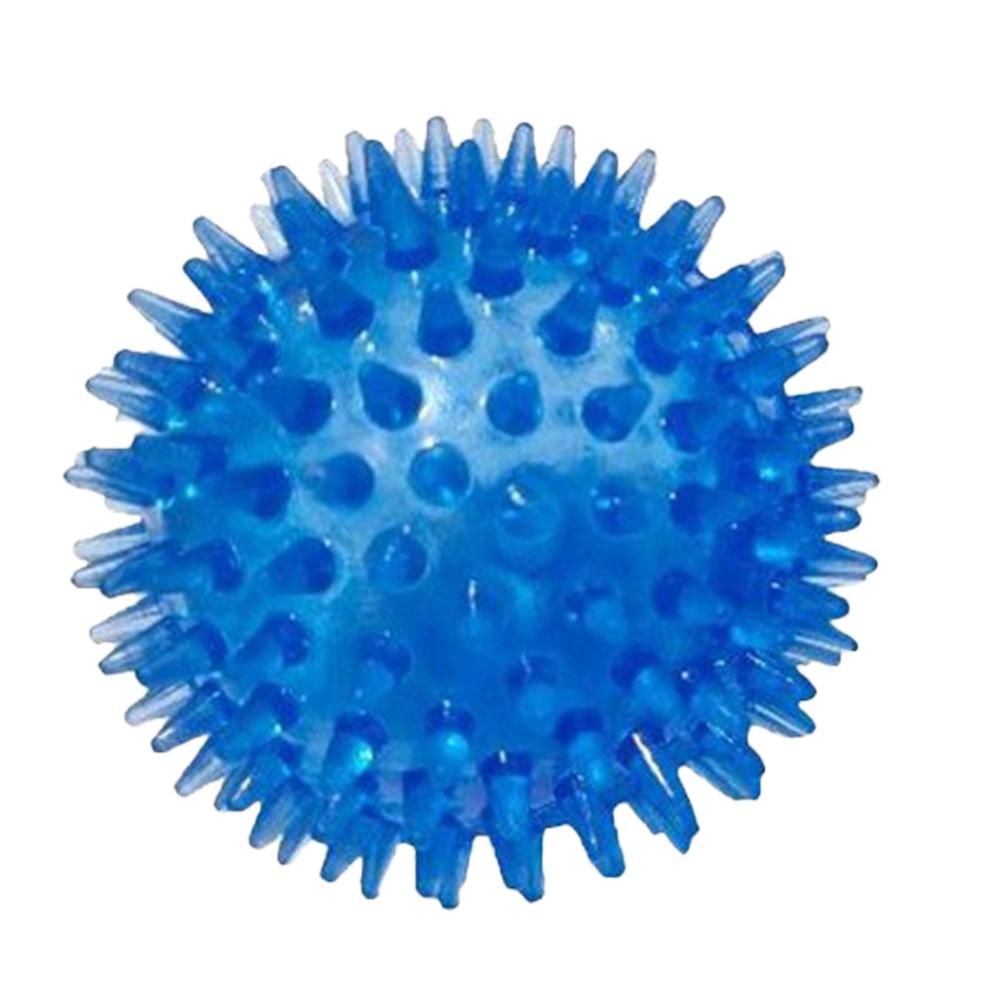 Pet Dog Toys Cat Puppy Sounding Toy Polka Squeaky Tooth Cleaning Ball TPR Training Pet Teeth Chewing Toy Thorn Balls Accessories