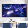 Cosmos Starry Sky Hanging Painting Space Galaxy Canvas Poster Solar System Planet Orbital Map Home Decoration Pictures for Wall