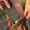 Cross-Border Western Boot Wallet with Snap Strap