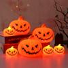 1-15PCS Halloween Decoration LED Pumpkin Lights Smiley Pumpkin Lights Ornaments Holiday Party Atmosphere Decoration Lights