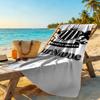 Newcastle Customizable Name Beach Towel Quick-Dry Soft Microfiber