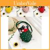 Adorable Strawberry Design Kids Crossbody Bag For Girls Cute Kindergarten Pu Material