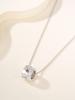 Honeycomb Two-Color Necklace High-quality Color Separation and Electroplating Gifts Women and Men Affordable Luxury
