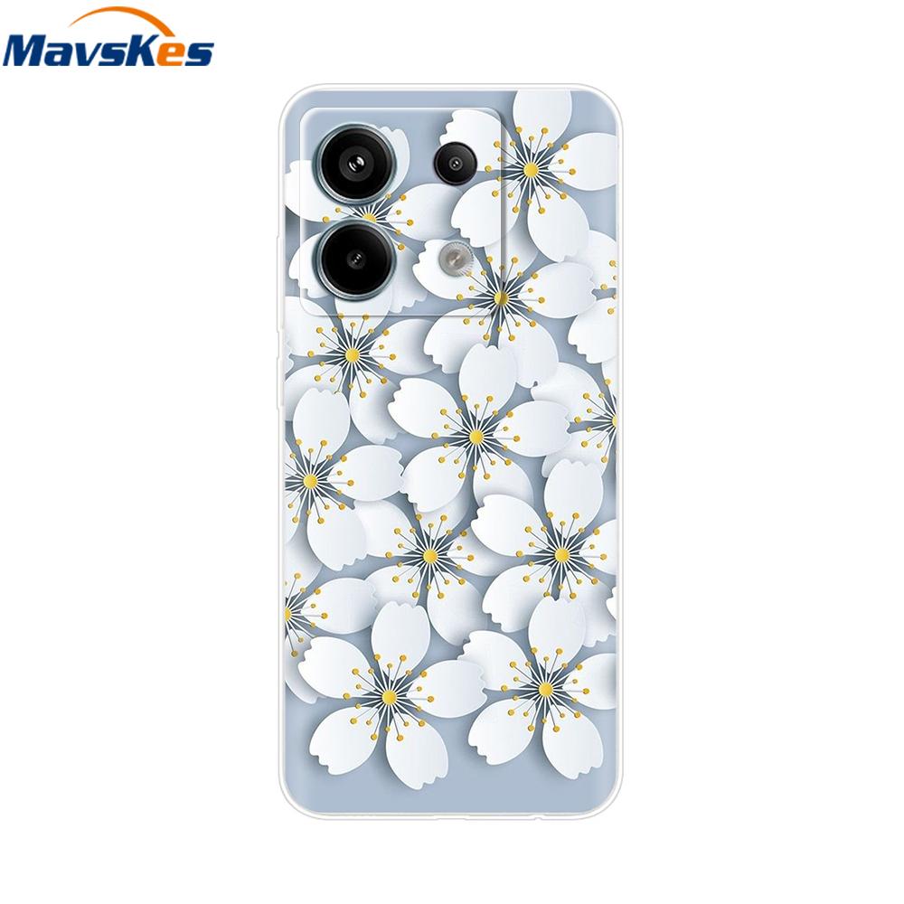 For Redmi Note 13 Pro 4G 5G Fundas Cover TPU Silicon Protective Case For Xiaomi Redmi Note13 13Pro Phone Clear Back Cover Bumper