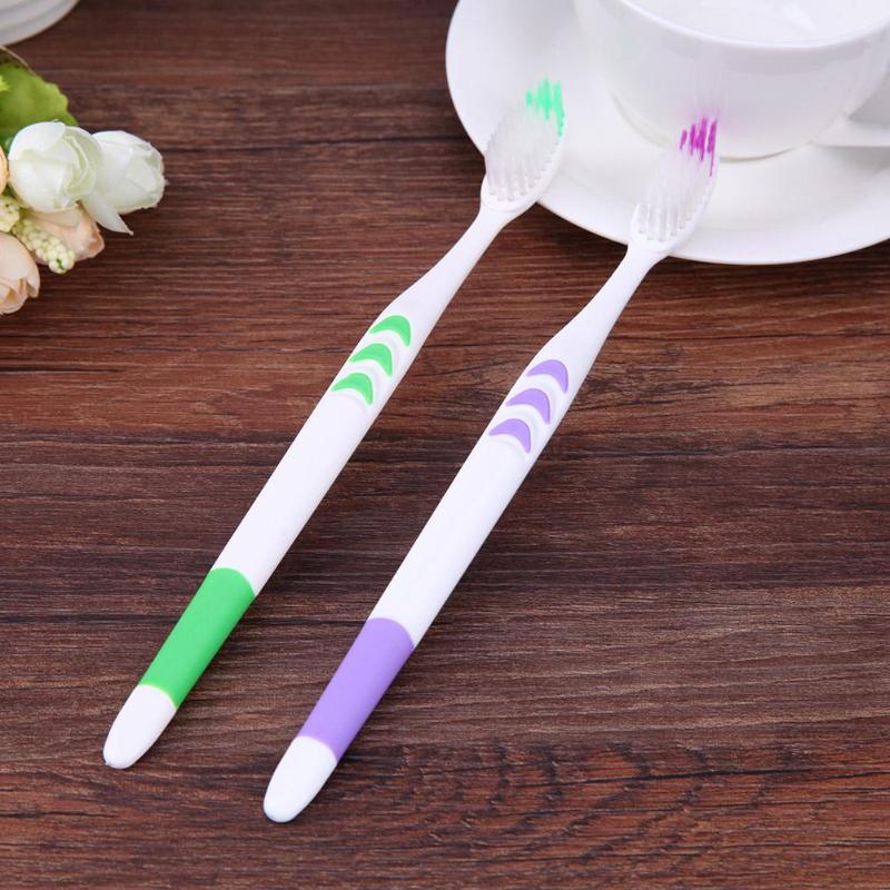 10PCS Double Ultra Soft Toothbrush Bamboo Charcoal Nano Tooth Brushes Dental Personal Care Teeth Brush Support Wholesale