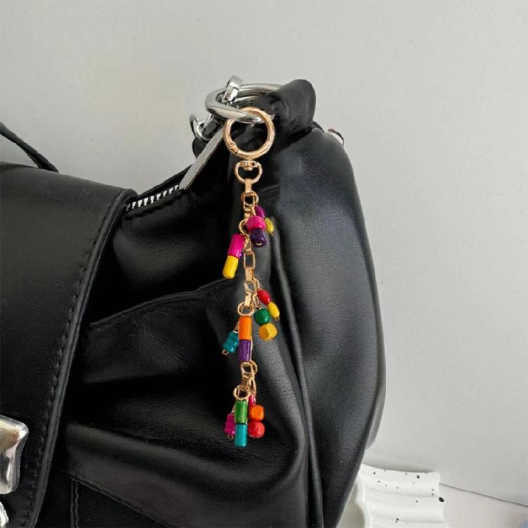 Harzperlen Schlüsselanhänger für Taschen Dekoration Handgefertigter Schlüsselhalter Leichter Schlüsselanhänger Geburtstagsgeschenk Modeaccessoires
