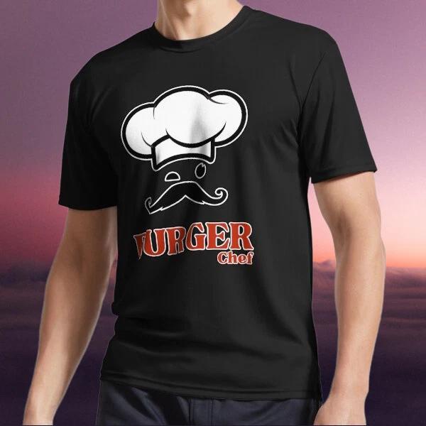 New Shirt BURGER Chef Active Logo T-Shirt Funny Size S to 5XL S