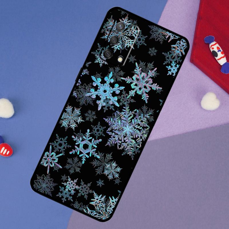 Snow Snowflake Winter Case For Oppo A5 Pro A6 A57 A17 A78 A54 A74 A94 A76 A16 A96 A18 A40 A60 A80 A38 A58 A98 A15