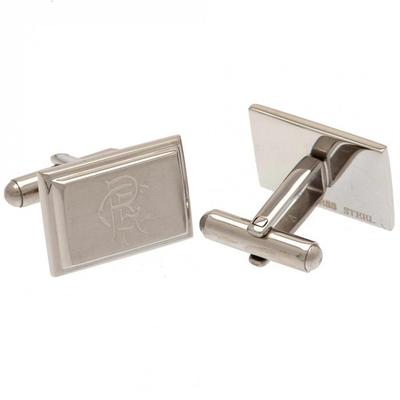 Scroll Crest Stainless Steel Cufflinks