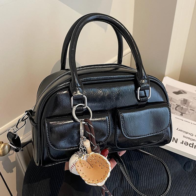 High-value handbag bag women's autumn new fashionable simple shoulder oblique span bag