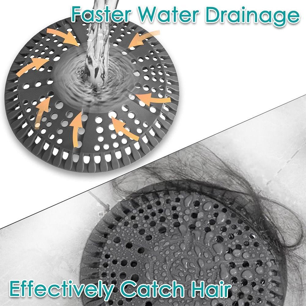 Hair Clean Up Sink Strainer Anti-blocking Sewer Outfall Drain Filter  Kitchen Bathroom Accessories