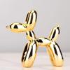 Electroplated Resin Dog Crafts Nordic Balloon Dog Ornament Puppy Sculpture Home Decor Living Room Desktop Modern Animal Statue