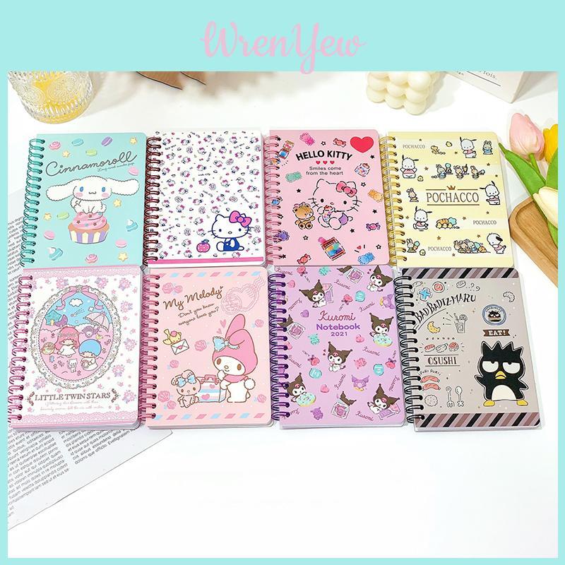 Cute Kuromi A6 Date Book Notebook Sanrio Design With Spiral Bound Lined Sheets