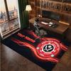 Sheffield United FC Benutzerdefinierter Kristall-Samt-Teppich, Personalisierter Namens-Textdruck, Fußball-Logo Weiche Rutschfeste Fußmatte Heimdekoration Geschenk