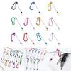 Beadable Keychains Bars Blank Beadable Keychains Bars Metal Keychains Multifunctional Key Fob Blank for Jewelry Making