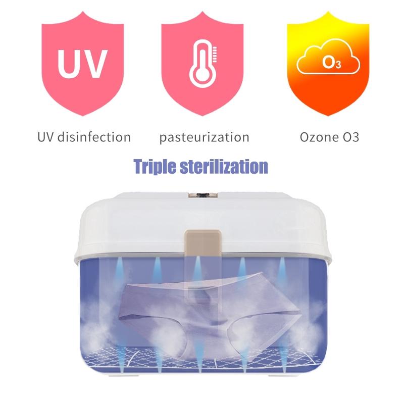 New USB Capacity Household Clothes Sterilizers UV Sterilizer Large Baby Bottle Clothing Disinfection Cabinet Sterilization Box