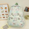 Kindergarten Primary School Students Schoolbag Cartoon Cute Bunny Baby Backpack Printed Children'S Bag