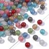 20pcs/lot 12mm Gypsophila Resin Beads Colorful Glitter Beads Round Loose Spacer Beads For Jewelry Making DIY Necklace Bracelet