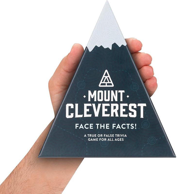 The Smartest Mountain True Or False Trivia Game Fun Adults & Kids Game Family Card Game Travel Party Games Gift For Boys Girls