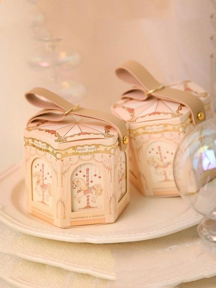 1 piece of candy box, wedding candy box, high-end candy box, empty box, wedding special internet famous European style new perso