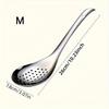 Stainless Steel Skimmer Spoon with Handle - Durable, Heat-Resistant Colander for Efficient Cooking & Draining