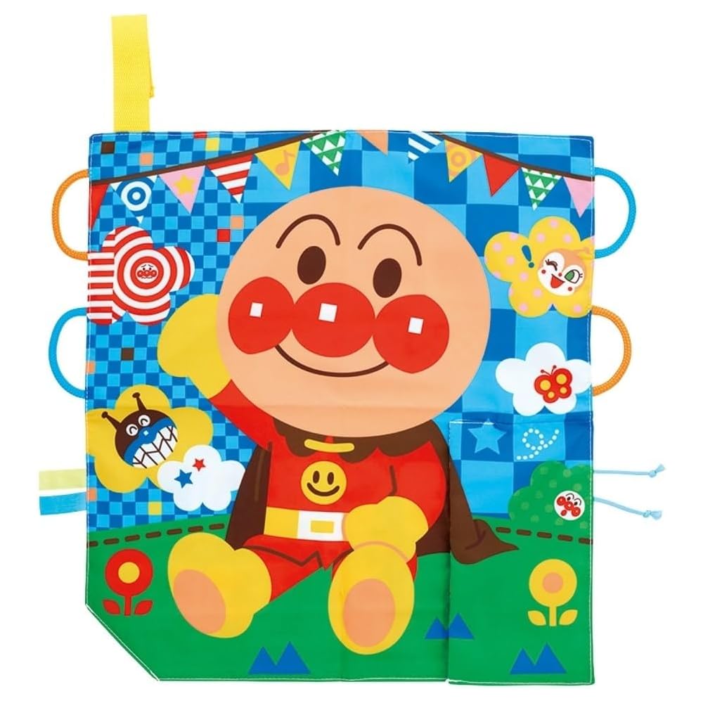 BabyLab Brain Development 5-Way Crinkly Toy Paper with Anpanman Design