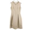 Rene Made In Japan Wool Blend No Sleeve One Piece 36 Beige Front Zip Women Used
