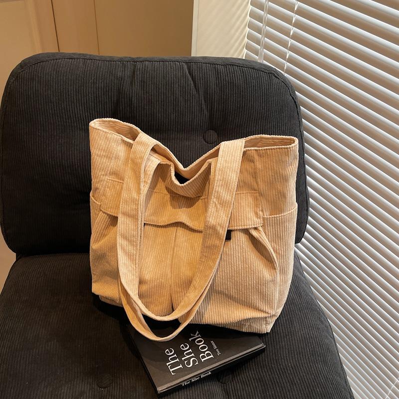 New large-capacity casual underarm bag tote bag simple versatile shoulder bag college student schoolbag