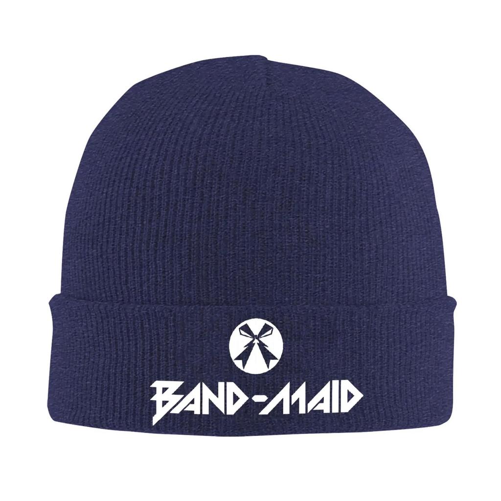 Men Women Beanie Hat Band Maid Japanese Girls Band Merch Warm Skull Knitted Hat Cap Bonnet Knit Hat