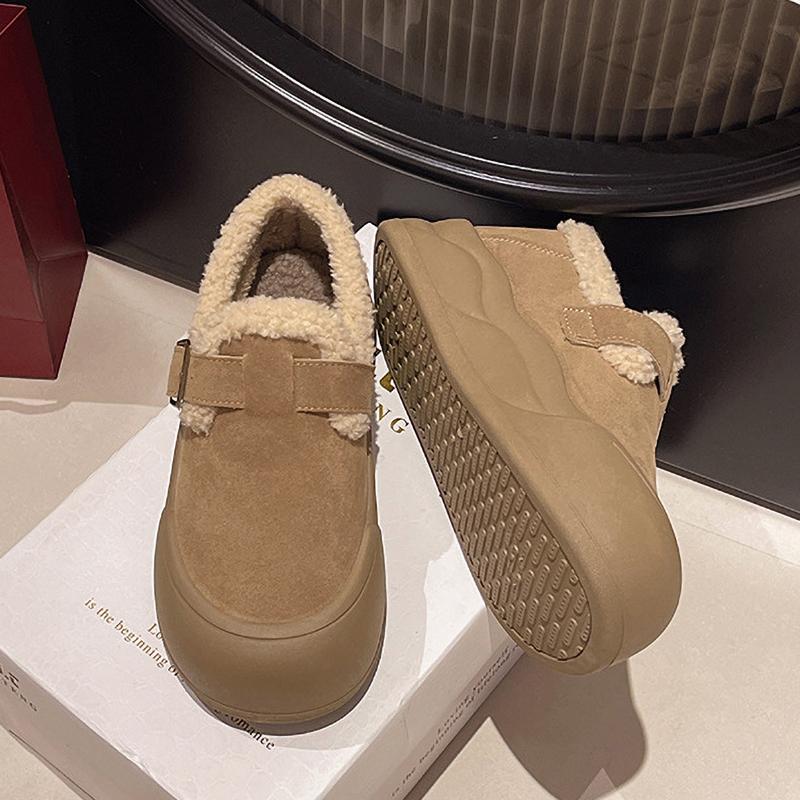 

Водонепроницаемые Ева Толстая Подошва Меховые Клоги Женские Зимние Металлическая Пряжка Пушистый Мех Уличные Тапочки Женские Теплые Плюшевые Тапочки 34EU/CN35 хаки