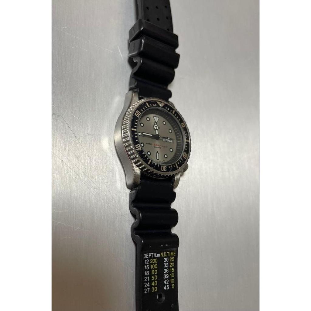 Used ALBA SEIKO Diver Ladies Quartz V248-0220 Working Product