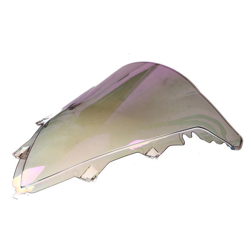 Windscreen Double Bubble ABS Iridium Windshield Motorbike Anti-Wind Deflector Screen Protectors Fit for Yamaha YZF R1 2009-2014