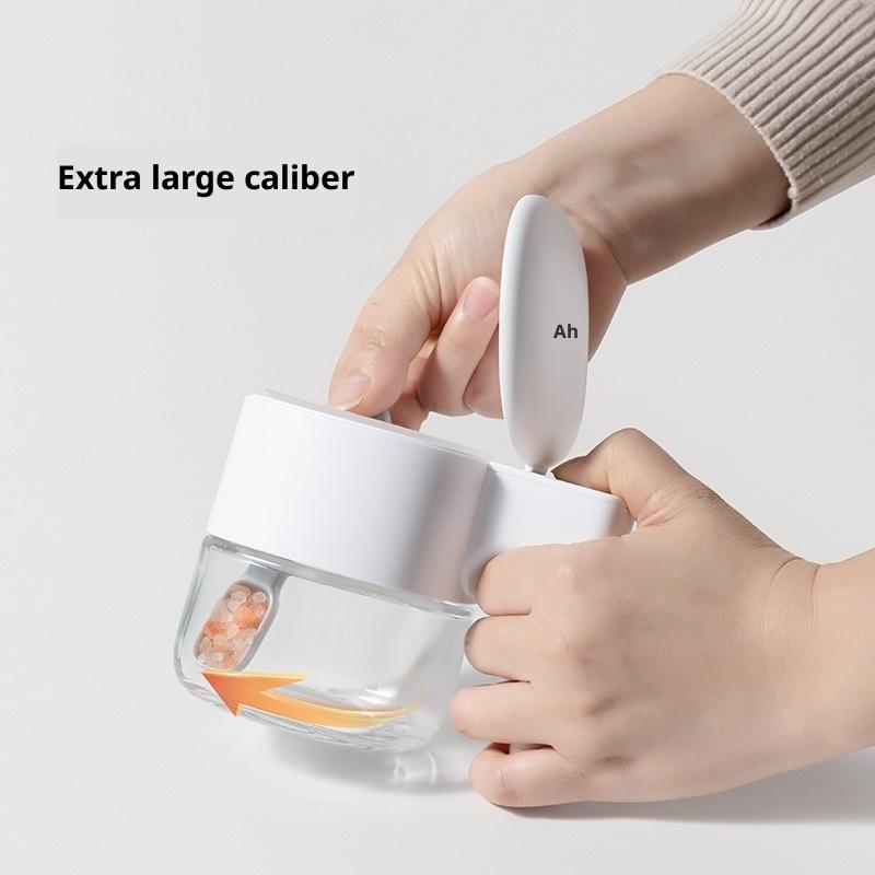 Sealed Open Spice Container Food Grade Transparent Food Storage Container Household Portable Seasoning Storage Tray