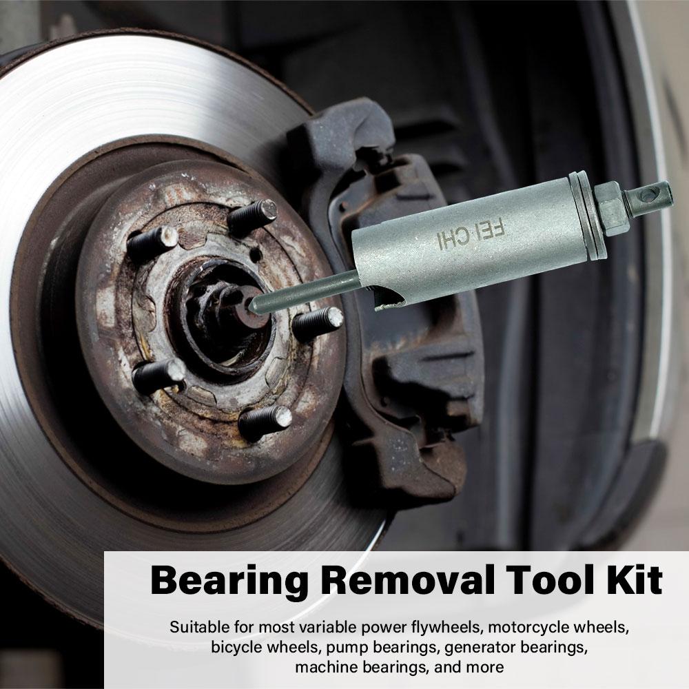Zestaw narzędzi do ściągania łożysk rowerowych Pro Bike z zakresem średnic 9-23 mm - Kompletny zestaw do usuwania łożysk motocyklowych do naprawy kół i przekładni
