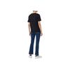 Calvin Klein Logo Round Neck Short Sleeve T-Shirt Women Tops Black 47AB805-UB1