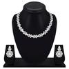 Diamond/White Stones Necklace Jewellery Set - Designer Collection for Weddings, Parties, and Festivals