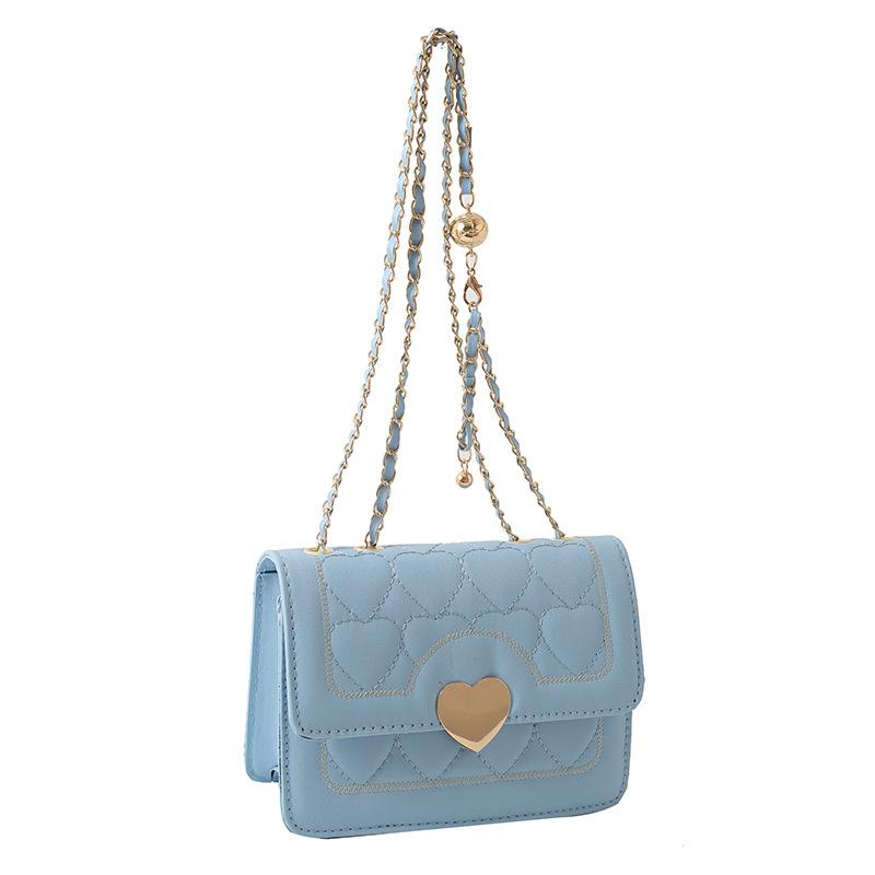 Chain Small Square Bag Women's Popular Shoulder Bag Fashion Versatile Messenger Bag Small