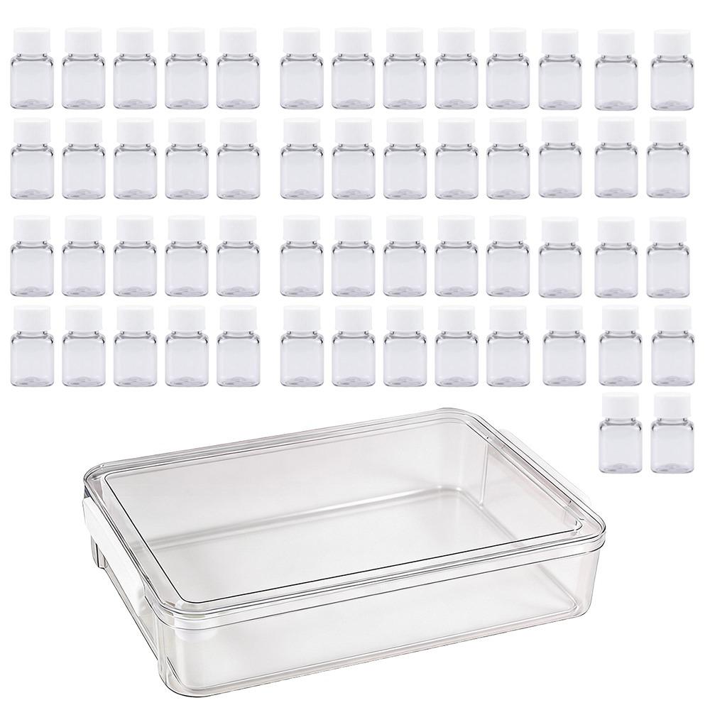 Large Capacity Perler Bead Packaging Box Transparent Bead Storage Bottle  Home Organization Tools