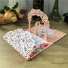 3D Greeting Cards Pop up Invite Card Laser cut Wedding Invitation  Wedding