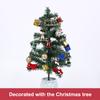 28Pieces DIY Christmas Ornaments Accessories Colorful Assorted Shatterproof Christmas Tree Decorations Set with Hanging Rope Festival PartyPendant