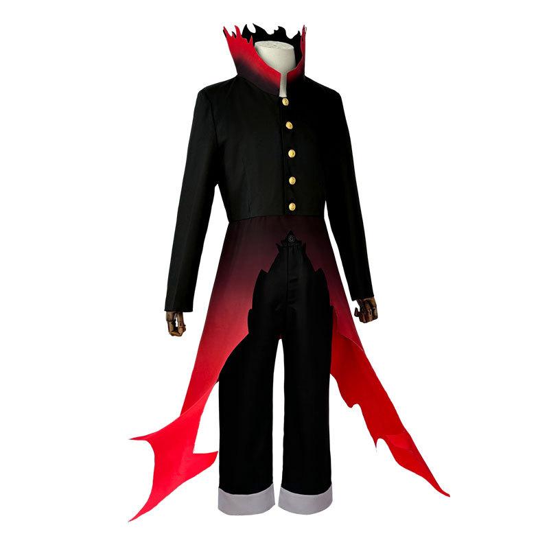 Dandadan Okarun Ken Takakura Cosplay Kostým Paruka Turbo Babička Síly Černý Límec Uniforma Kudrnaté Krátké Vlasy Halloween Párty Oblek