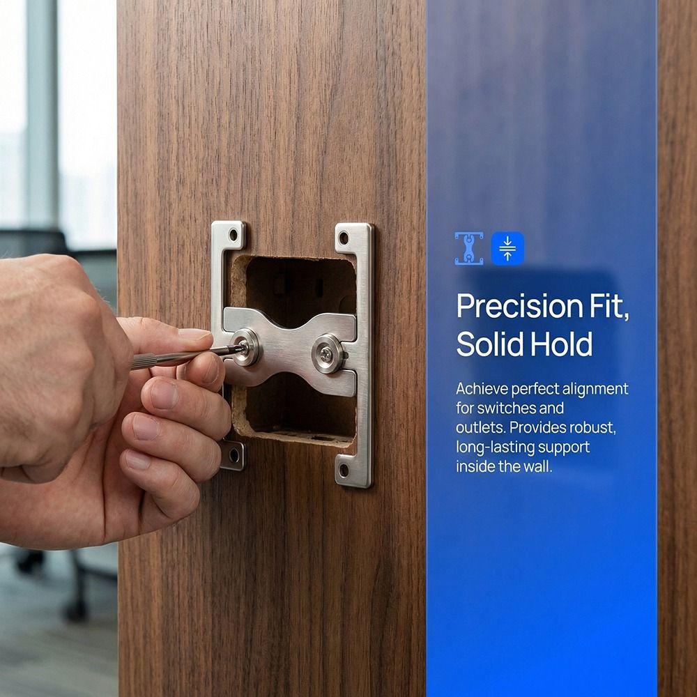 Cyclic Use Switch Fixing Plate Stainless Steel Wall Panel Decoration  Home Decoration