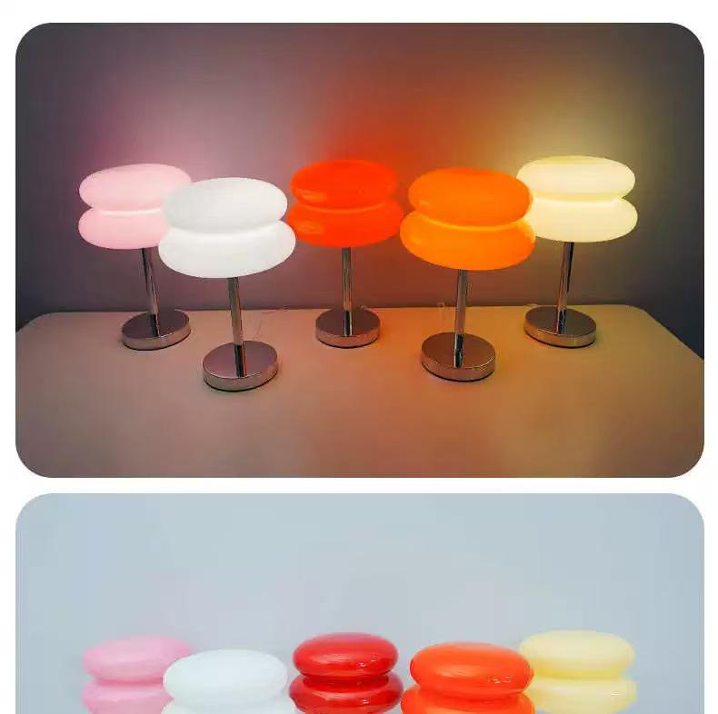 Bauhaus Minimalist Glass Table Lamp for Bedroom & Dining - Unique Gift